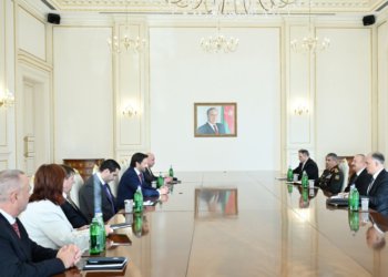 İlham Əliyev Slovakiya müdafiə nazirini qəbul etdi – Fotolar