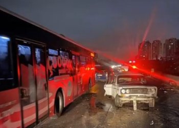 Bakı-Sumqayıt yolunda zəncirvari qəza – Xəsarət alan var