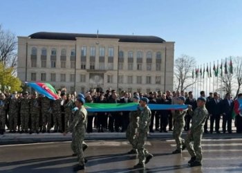 İşğaldan azad olunmuş ərazilərdə Zəfər Gününə həsr olunan yürüş keçirilib
