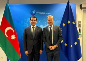 Hikmət Hacıyev Aİ-nin Siyasi və Təhlükəsizlik Komitəsinin üzvləri ilə görüşdü