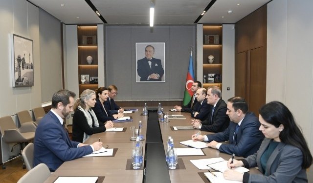 Ceyhun Bayramov Aİ-nin xüsusi nümayəndəsi ilə görüşdü