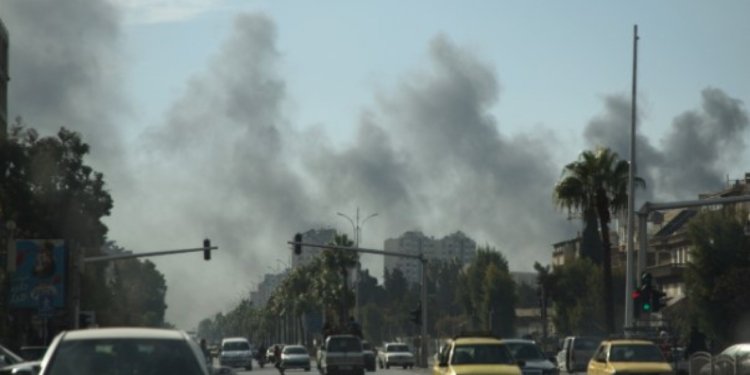 Dəməşqin qərbində bir neçə partlayış baş verib