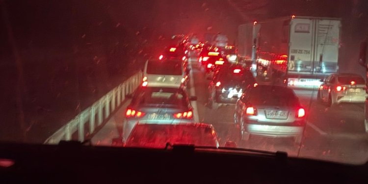 DİQQƏT! Bakı–Qazax yolundakı sıxlıq aradan qaldırılıb