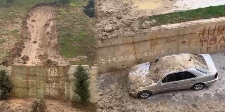 Bakıda torpaq sürüşməsi olub,səbəb suvarma sistemləri olub? - Rəsmi açıqlama