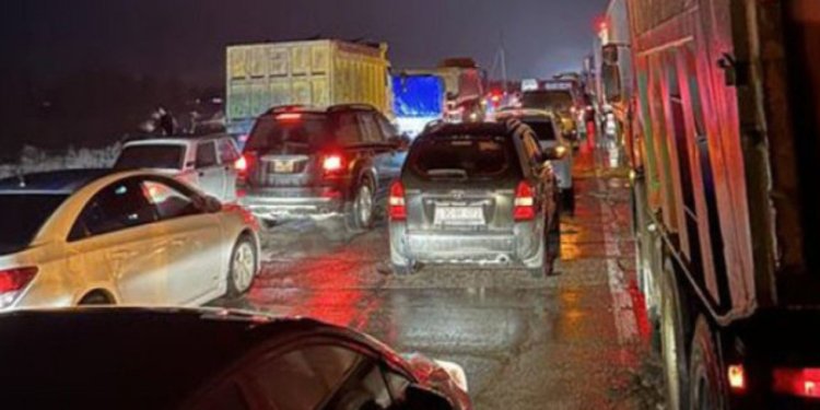 Bakı-Qazax yolundakı tıxacla bağlı - Rəsmi açıqlama