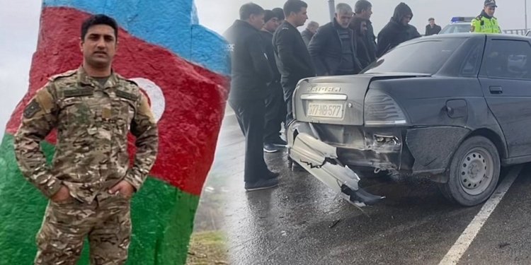 Mais Bərxudarovun sürücüsü olmuş hərbçi qəzada həlak oldu