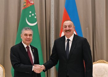 Qurbanqulu Berdiməhəmmədov Prezident İlham Əliyevi təbrik edib