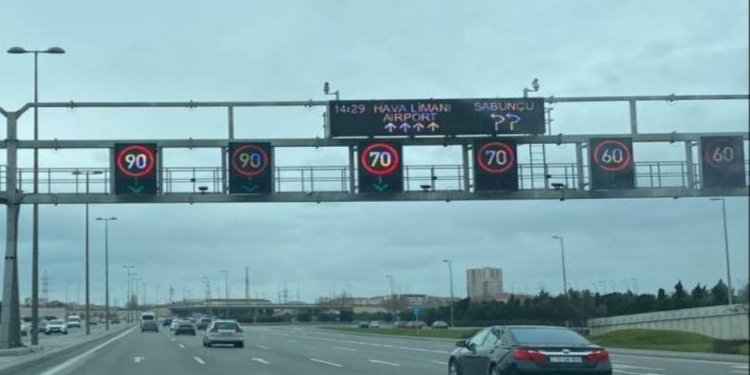 Zığ dairəsi-Hava Limanı yolunda sürət həddi endirilib