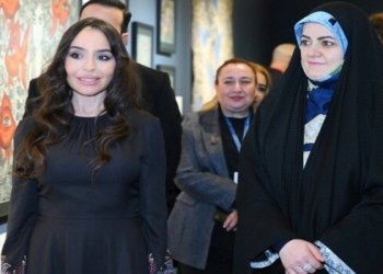 Leyla Əliyeva Zəhra Pezeşkianla görüşdü