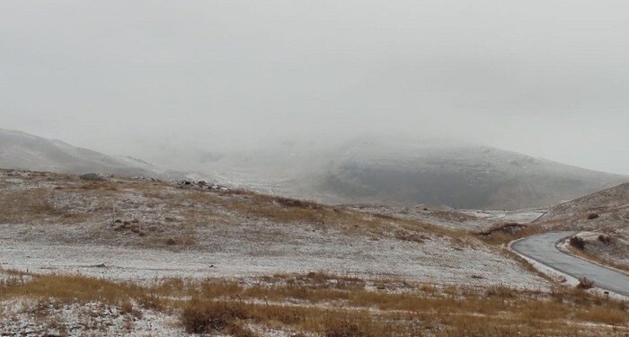 Naxçıvanın bu ərazilərinə qar yağır