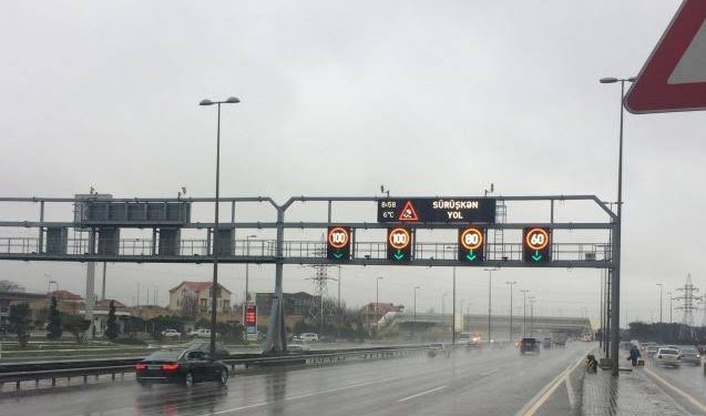 Hava Limanı yolunda sürət həddi endirildi