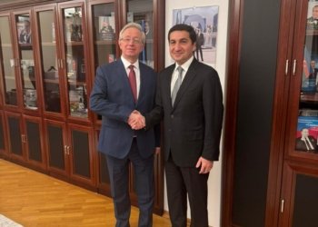 Hikmət Hacıyev Lavrovun müavini ilə görüşdü