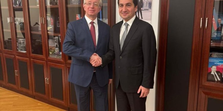 Hacıyev Lavrovun müavini ilə görüşdü