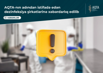 AQTA-nın adından obyektlərə dezinfeksiyalarla bağlı saxta müraciətlər edənlərə xəbərdarlıq edilib