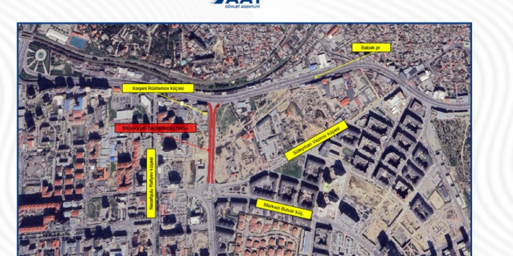 Babək prospektinin bir hissəsində nəqliyyatın hərəkəti tam məhdudlaşdırılacaq