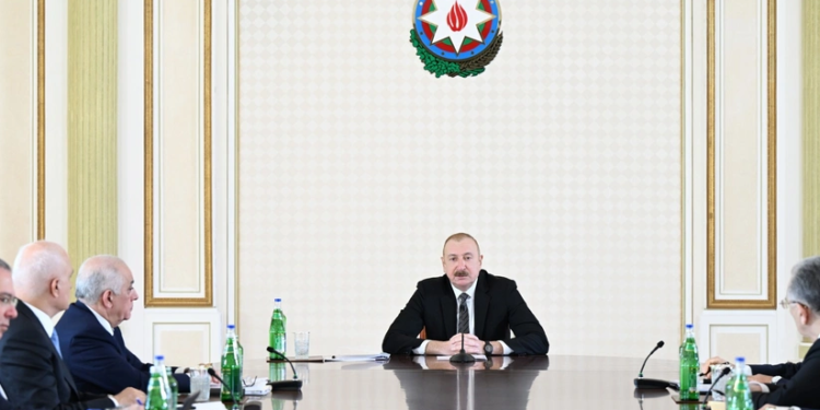 İlham Əliyevin sədrliyi ilə Bakı və Abşeronda su təchizatına dair Dövlət Proqramına həsr olunan müşavirə keçirilib