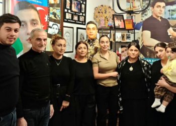 Leyla Əliyeva şəhid ailəsini ziyarət etdi