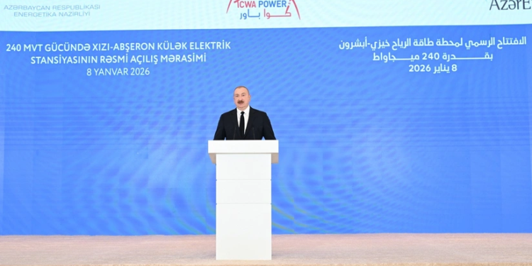 Bakıda "Xızı-Abşeron" Külək Elektrik Stansiyasının rəsmi açılışı keçirilib