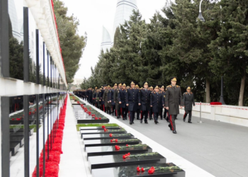 DİN-in şəxsi heyəti 20 Yanvar şəhidlərinin xatirəsini yad edib