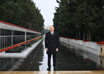 İlham Əliyev Şəhidlər xiyabanını ziyarətinə dair videoçarx paylaşıb