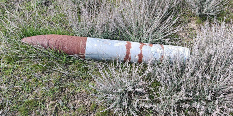 Salyanda partlamamış mərmi aşkarlandı