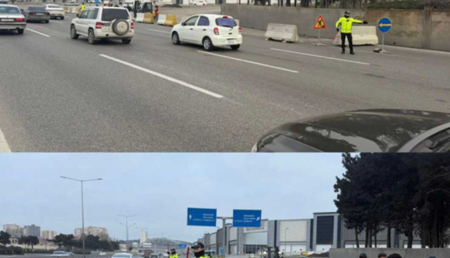 Təmirlə əlaqədar Bakı–Sumqayıt yolunda müvəqqəti məhdudiyyət tətbiq edilib