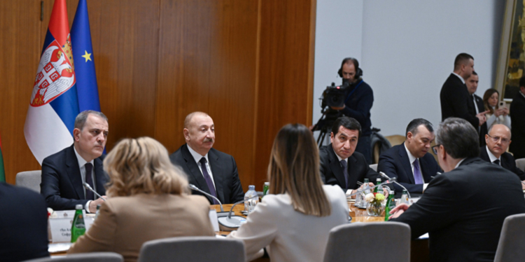 Prezident Belqradda Strateji Tərəfdaşlıq Şurasının 1-ci iclasında