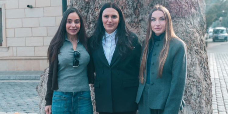 Prezidentin qızı və gəlini Müqəddəs İohann lüteran kilsəsində - FOTO