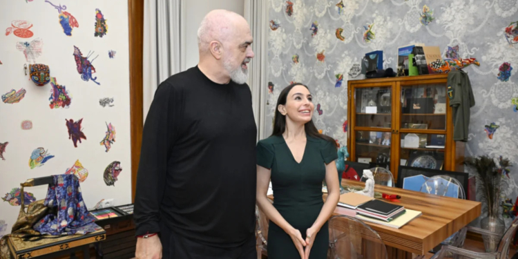 Leyla Əliyeva Tiranada Albaniyanın Baş naziri ilə görüşüb 