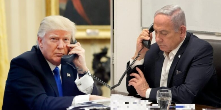 Tramp və Netanyahu telefonla danışıb