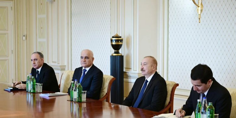 İlham Əliyev Rusiya Hökuməti Sədrinin müavinini qəbul edib 