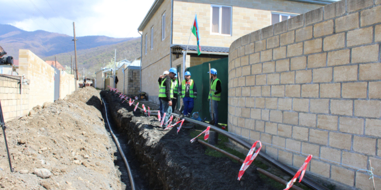 Balakəndə su xətlərinin 70, kanalizasiya şəbəkəsinin 60 faizi inşa olunub