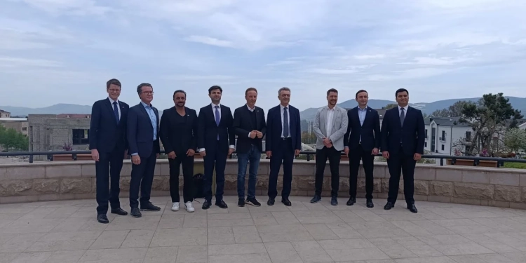 Almaniya səfirliyinin əməkdaşları Xankəndinə səfər ediblər