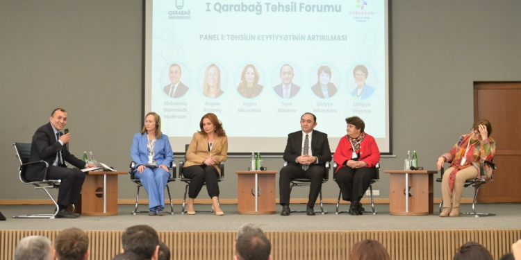 Qarabağ Universitetində I Qarabağ Təhsil Forumu öz işinə başlayıb