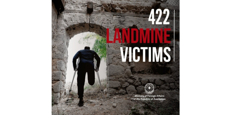 Vətən müharibəsindən sonra 422 Azərbaycan vətəndaşı mina qurbanı olub