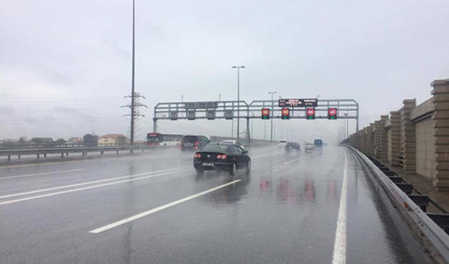 Bu yolda sürət həddi endirildi