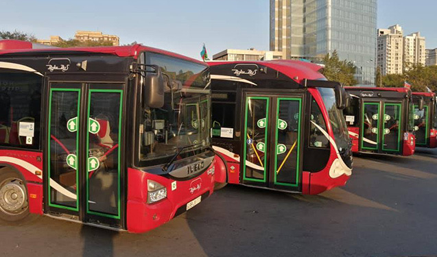 Bu marşrut üzrə bütün avtobuslar yenilənir