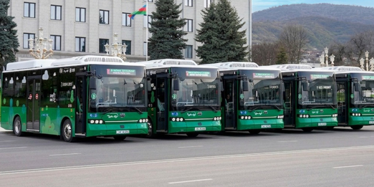 Xankəndidə avtobuslar fəaliyyətə başlayır
