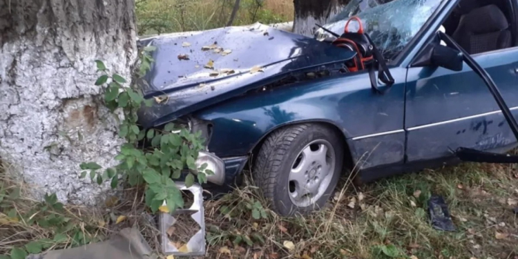 Şəkidə avtomobil ağaca çırpılıb, ölən və xəsarət alan var