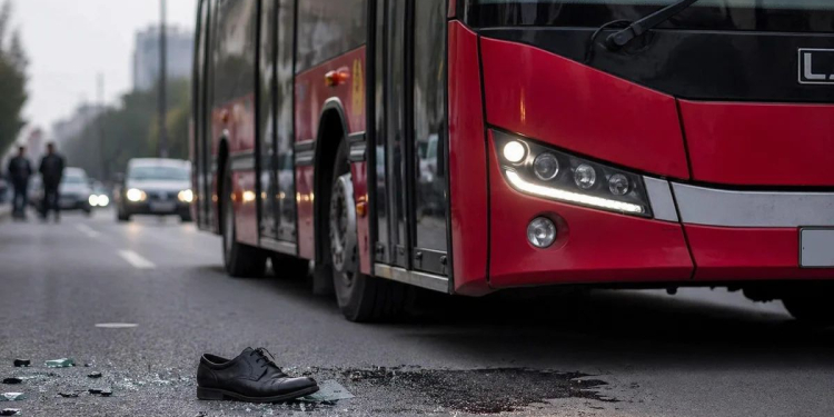 Bakıda avtobus piyadanı vuraraq öldürdü - TƏFƏRRÜAT