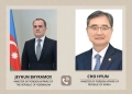 Ceyhun Bayramov koreyalı həmkarı ilə ikitərəfli münasibətləri müzakirə edib