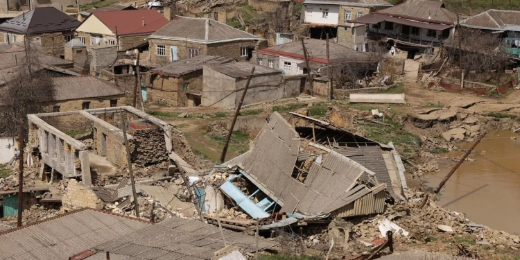 Dağıstanda sürüşmə nəticəsində 3 mindən çox insan qazsız qalıb