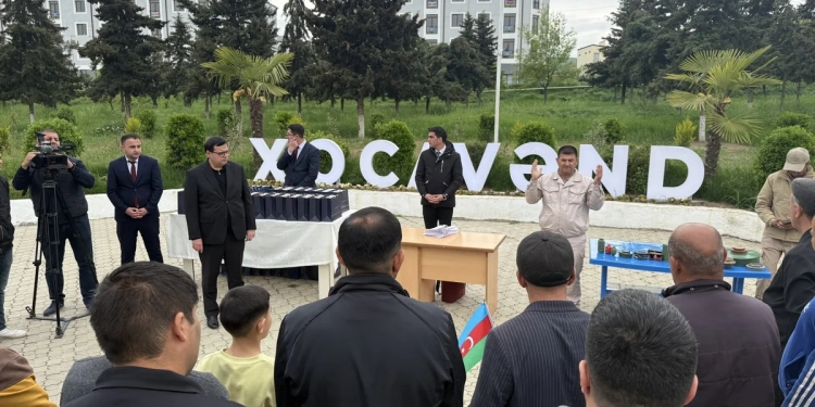 Xocavənd rayonuna köçürülən daha 68 ailəyə ev açarları verilib