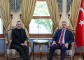 Hakan Fidan İstanbulda Əli Baqerini qəbul edib